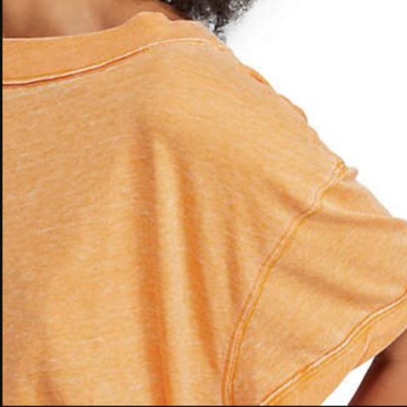 free people | viola tee mango - Picture 2 of 4